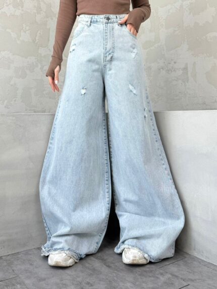 شلوار سوپربگ پایین زاپ کد 4108